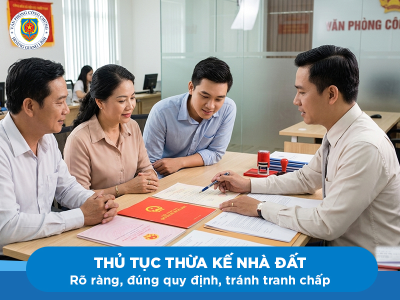 Công chứng di chúc, thừa kế nhà đất