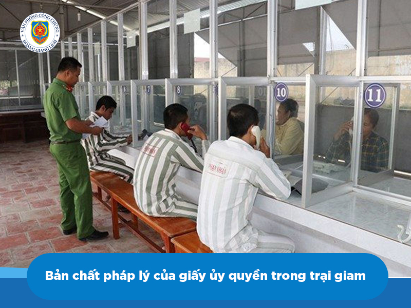 ủy quyền trong trại giam