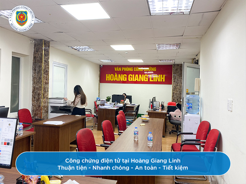 Hoàng Giang Linh chính thức triển khai công chứng điện tử tại Hà Nội