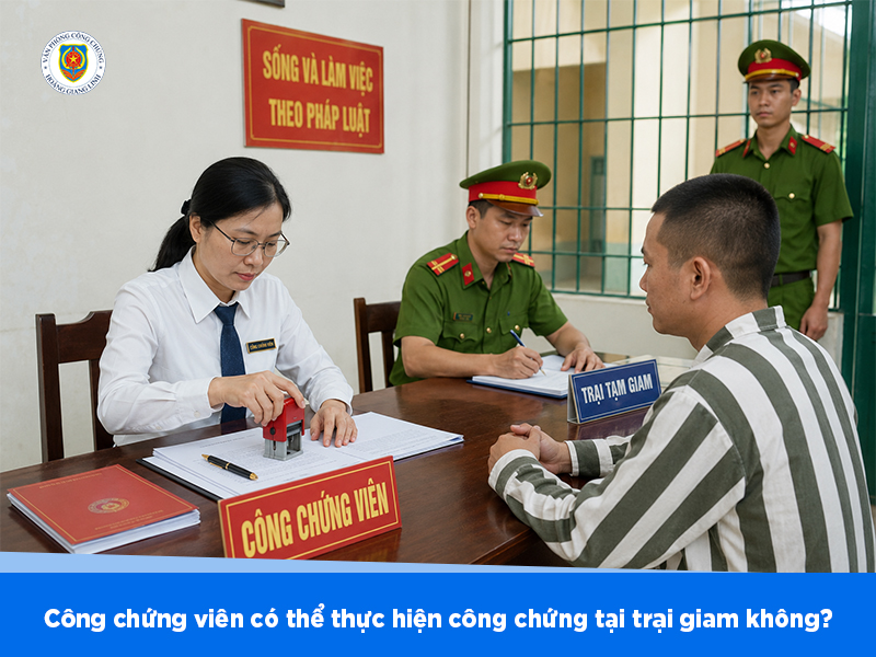 công chứng tại trại giam