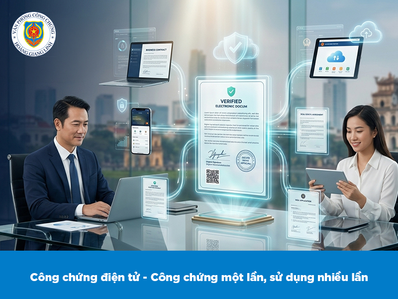 dịch vụ công chứng điện tử Hà Nội