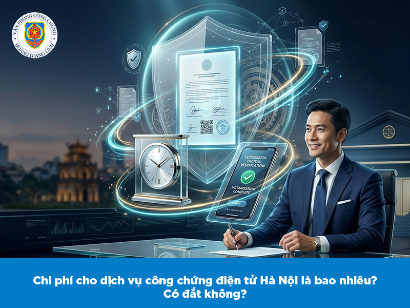 dịch vụ công chứng điện tử Hà Nội