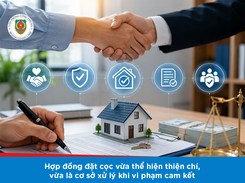 hợp đồng đặt cọc mua nhà