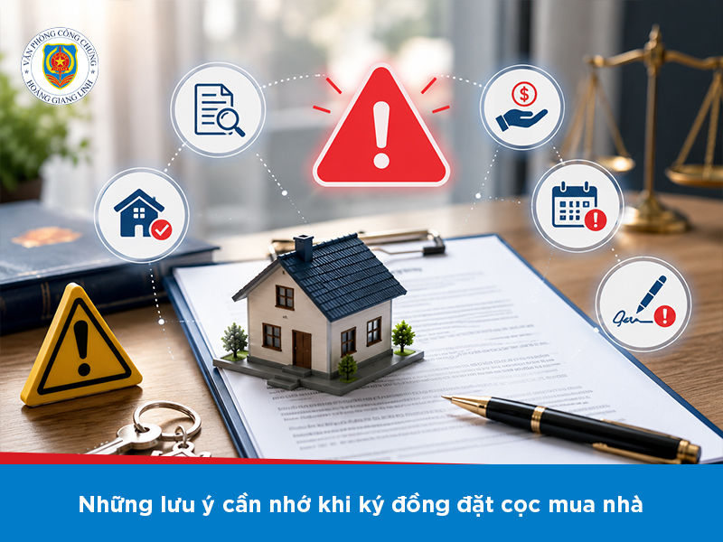 hợp đồng đặt cọc mua nhà