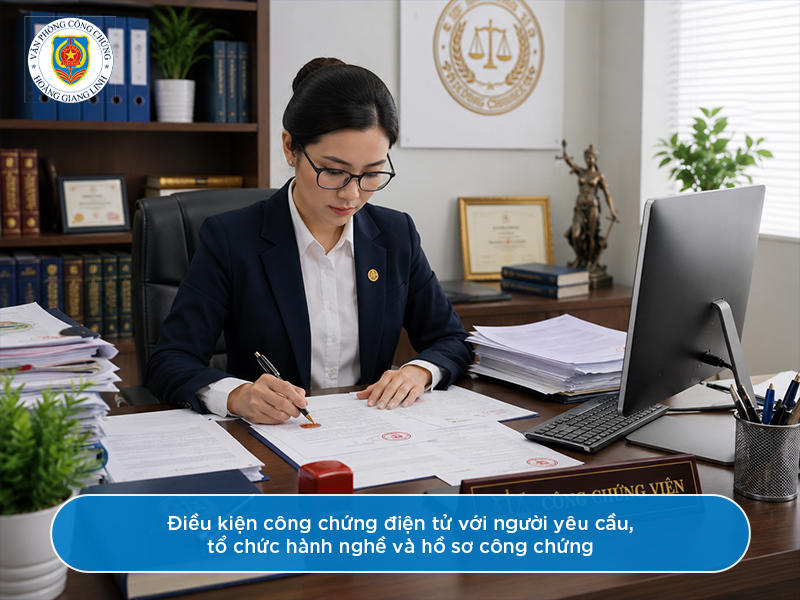 hướng dẫn công chứng điện tử