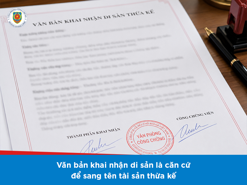 Khai nhận di sản thừa kế là gì?