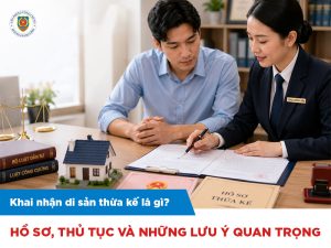 Khai nhận di sản thừa kế