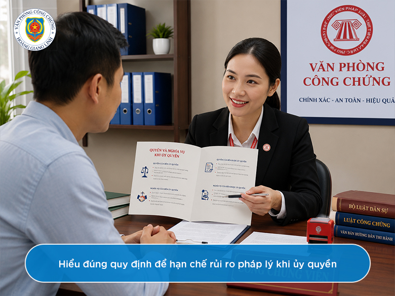 Những nội dung không thể thiếu trong giấy ủy quyền
