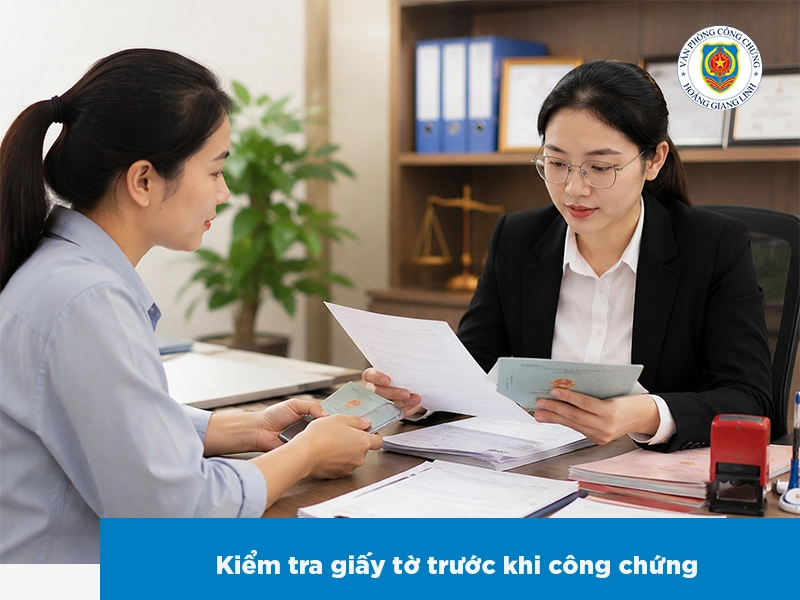 Khi nào giấy tờ không đủ điều kiện để công chứng?