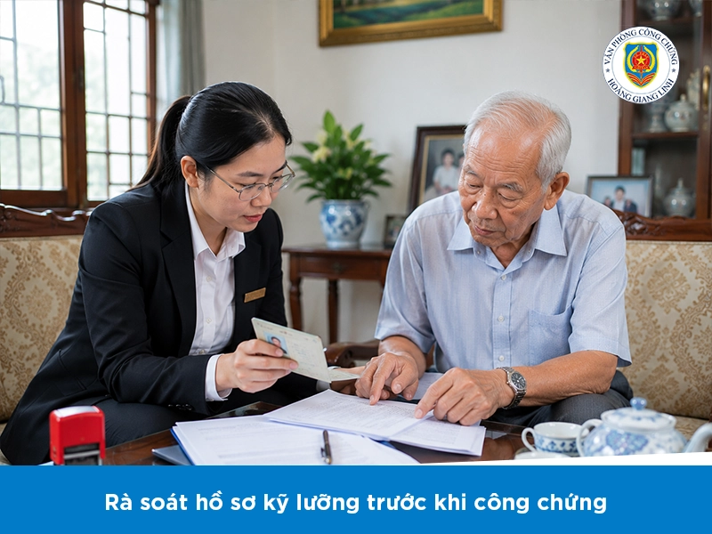 Những giao dịch nào có thể thực hiện công chứng tại nhà?