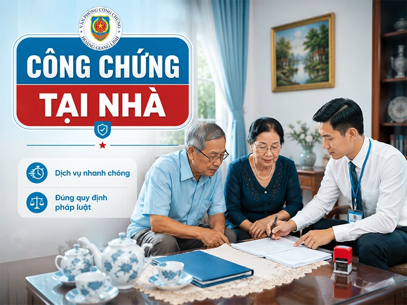 Công chứng tại nhà