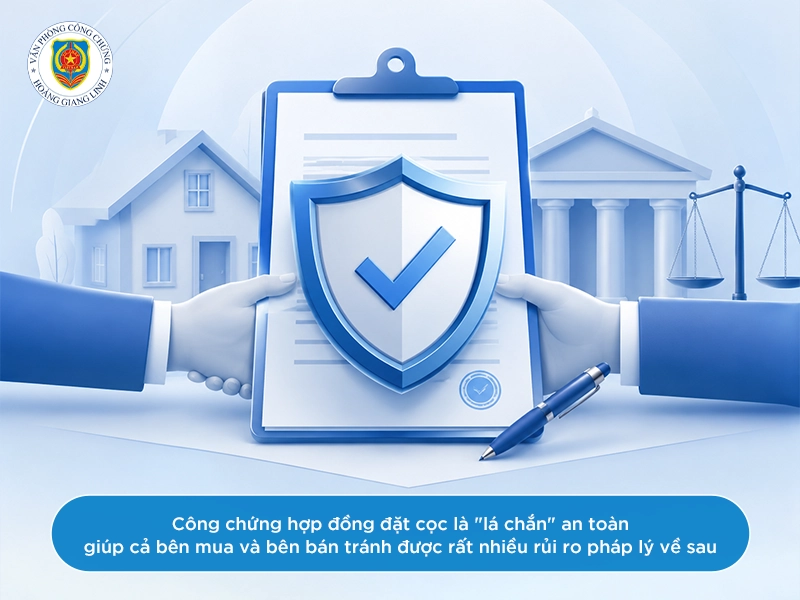 Hợp đồng đặt cọc mua bán đất