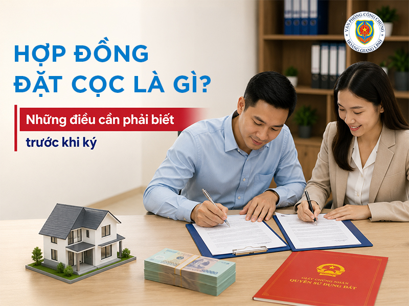 Hợp đồng đặt cọc