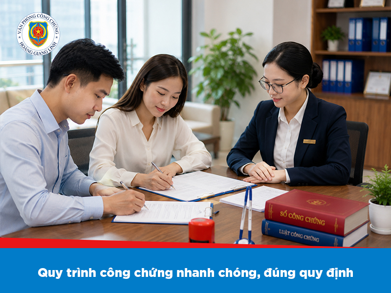 Quy trình làm việc rõ ràng, minh bạch