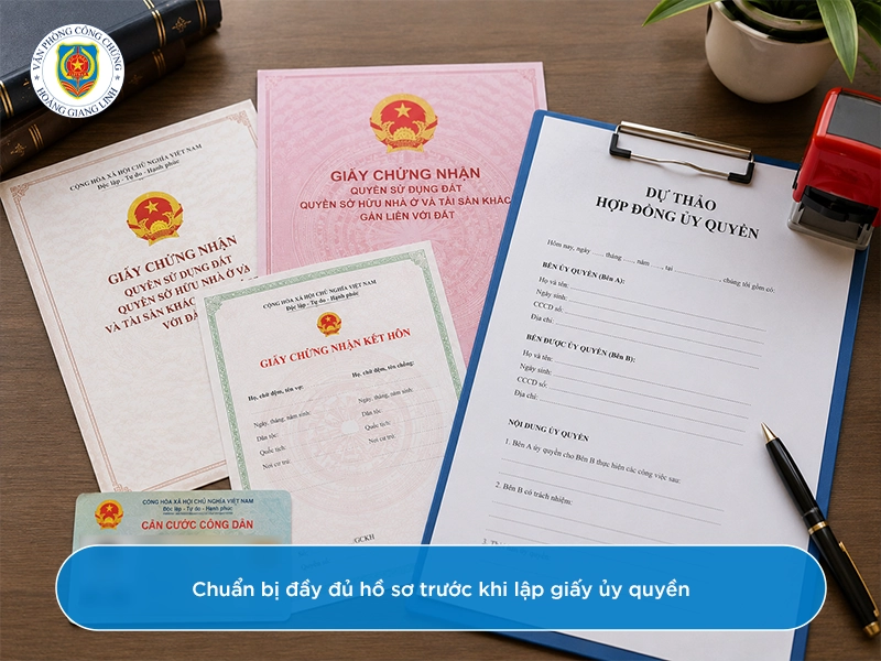 Bước 2: Chuẩn bị hồ sơ