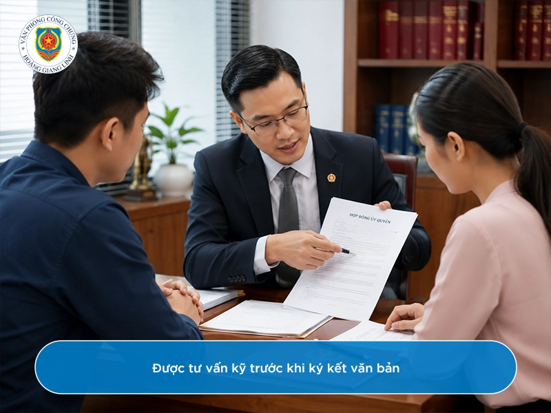 Bước 4: Thực hiện công chứng hoặc chứng thực khi pháp luật yêu cầu
