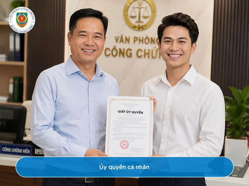 Giấy ủy quyền cá nhân