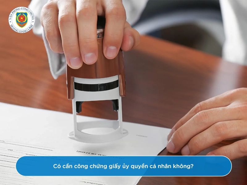 Giấy ủy quyền cá nhân