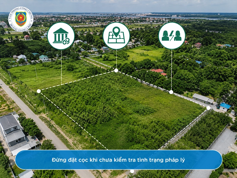 Những điều kiện cần kiểm tra trước khi đặt cọc mua đất
