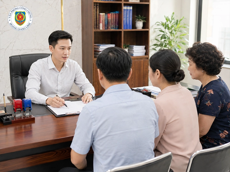 Công chứng hợp đồng đặt cọc đất tại Văn phòng công chứng Hoàng Giang Linh