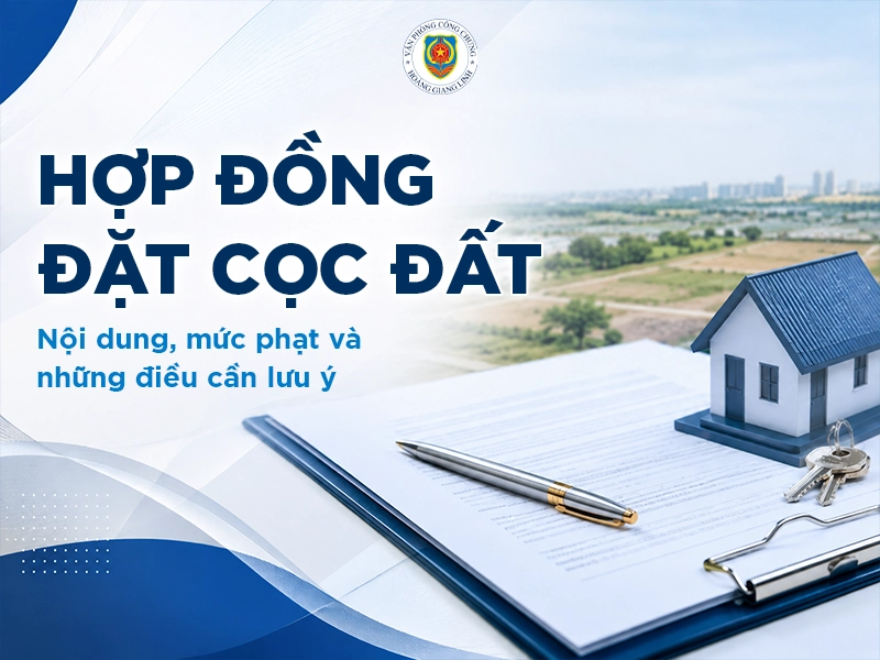 Hợp đồng đặt cọc đất