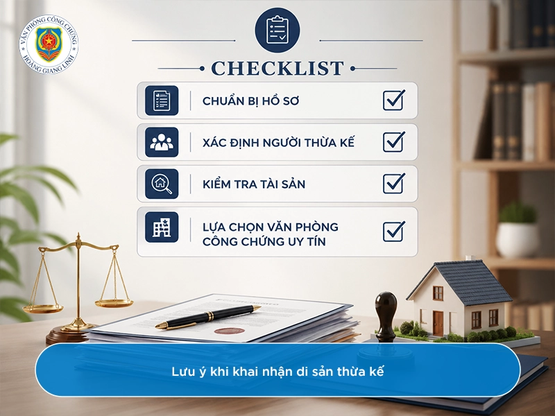 Thủ tục khai nhận di sản thừa kế