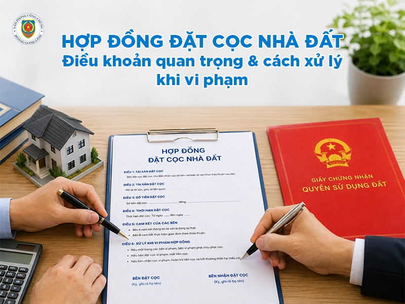 Hợp đồng đặt cọc nhà đất
